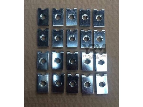 Pack of 20 Stainless Steel Captive U Speed Clips - For Land Rover Series and Defender - By YRM Metal