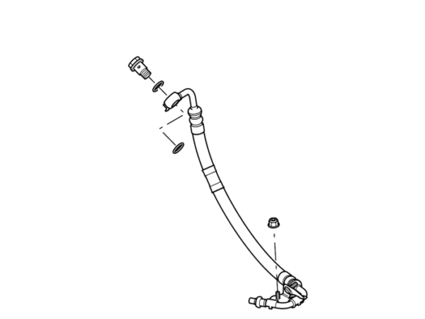 Front High Pressure Tube for Anti-Roll Bar System - Range Rover Sport 2010-2013 - Genuine Land Rover