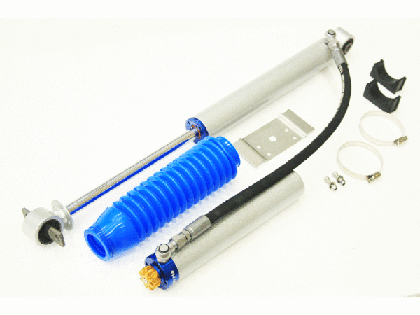 Terrafirma Front Shock Absorber +5" Lift Remote Reservoir 8 Stage Adjustable - Land Rover Discovery 2